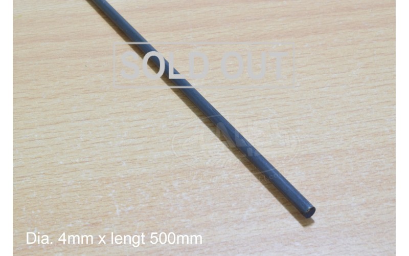 Carbon Fiber Rods For RC Airplane High Quality Pole 4mm Diameter x 500mm 